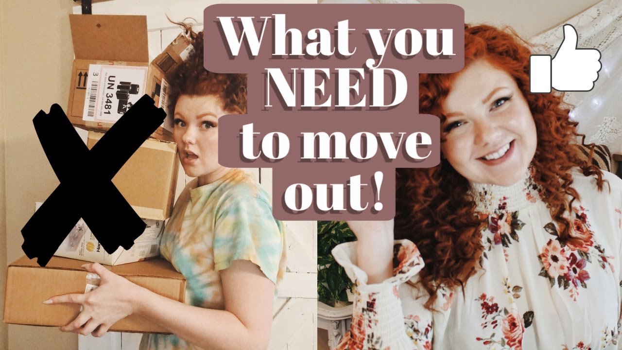 MOVING OUT FOR THE FIRST TIME AS A 24 YR OLD (what you really NEED)