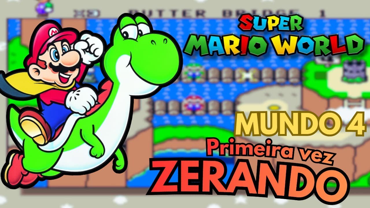 Minha Primeira Vez Zerando Super Mario World | Às vezes acho que o Yoshi tem ódio de mim 🍄💚