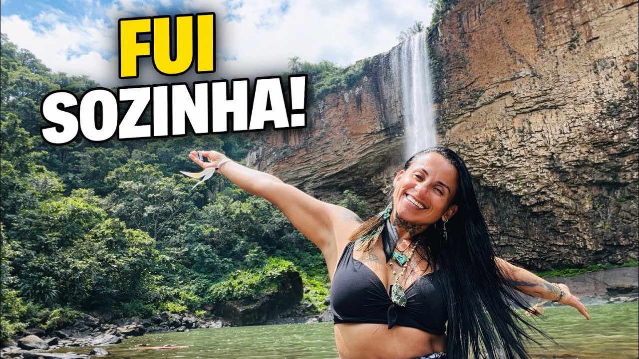 Meu primeiro acampamento sozinha… eu fui mesmo 🤭