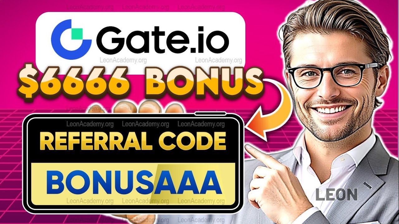 Gate.io Referral Code: BONUSAAA (Welcome Bonus) Tutorial Account Create, Sign Up (Promo ID) Review