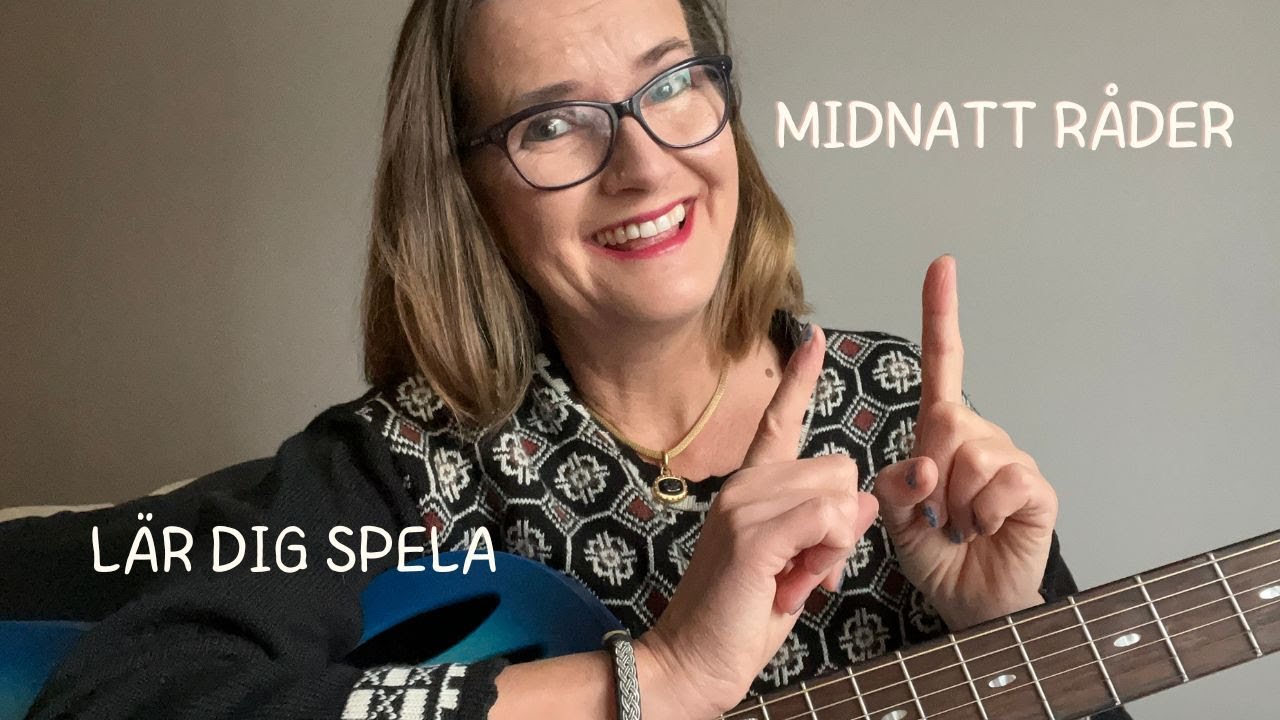 L&auml;r dig spela MIDNATT R&Aring;DER p&aring; gitarr