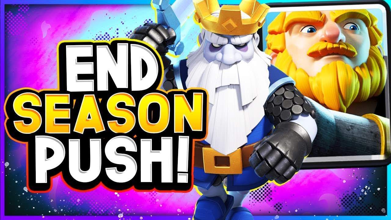 END SEASON LADDER PUSH with BEST RG DECK RIGHT NOW! - CLASH ROYALE