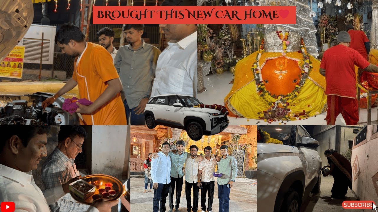 From Showroom to Temple 🙏 | Bringing New Car Home | Hyundai Venue 2026 | Adhvain Dapurkar Vlogs |