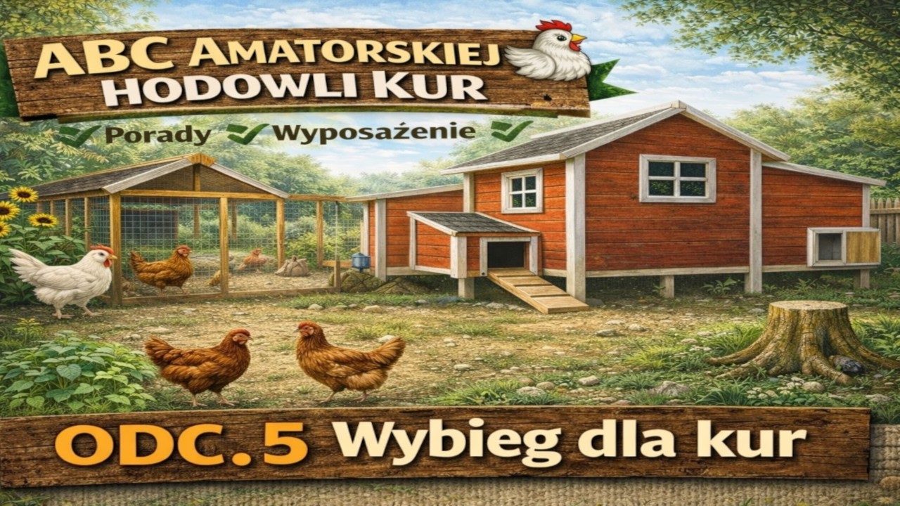 Idealny wybieg dla kur – cień, drzewa i naturalne środowisko. ABC amatorskiej hodowli kur. Odc. 5