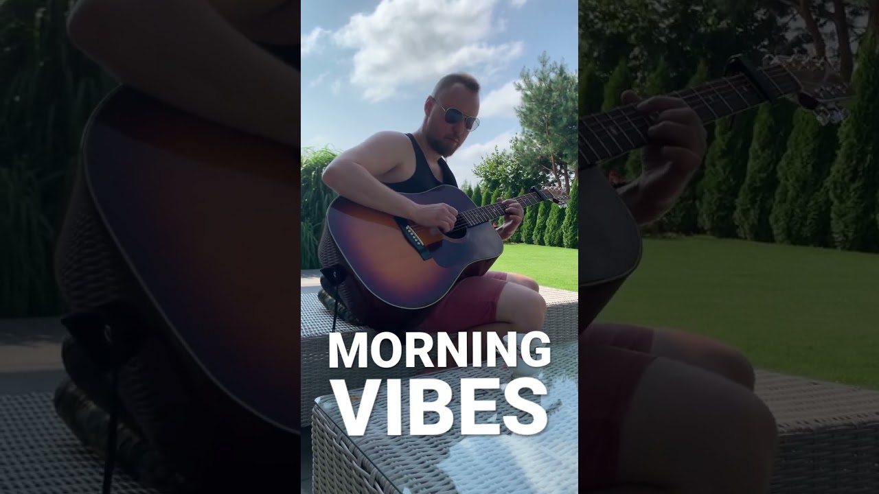 Morning playing. #acoustic #music #shorts #playing #morning