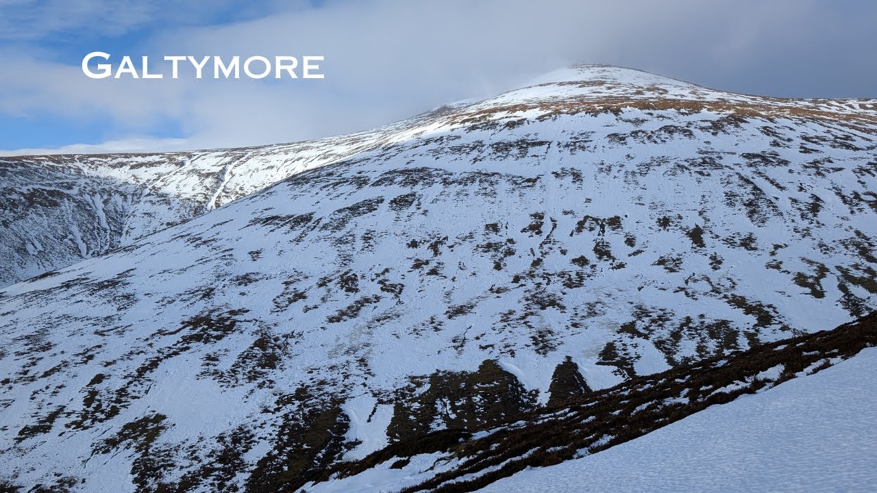 Hiking Galtymore in winter