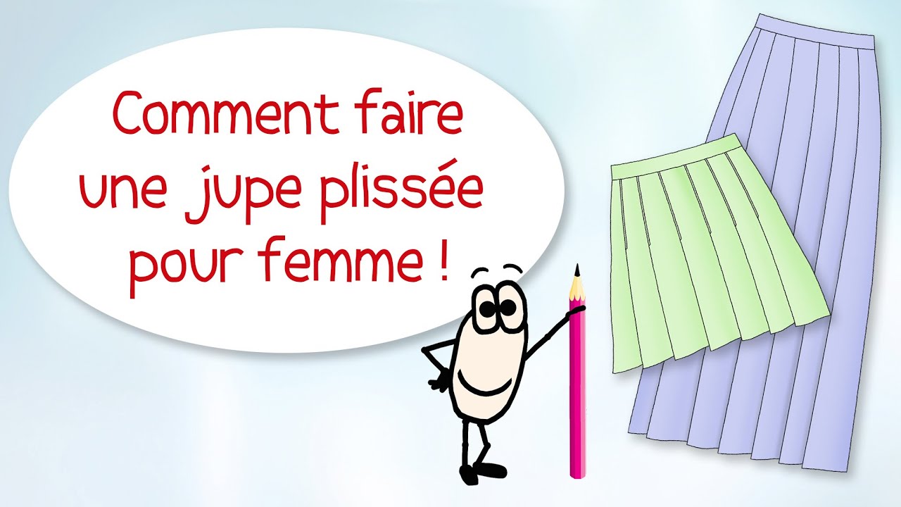 Faire une jupe plissée (3/3) - Jupe plissée femme