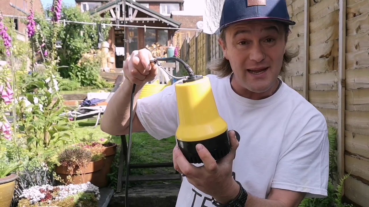 12v Submersible Water Pump, part 1 of 2 videos- Makita Battery?