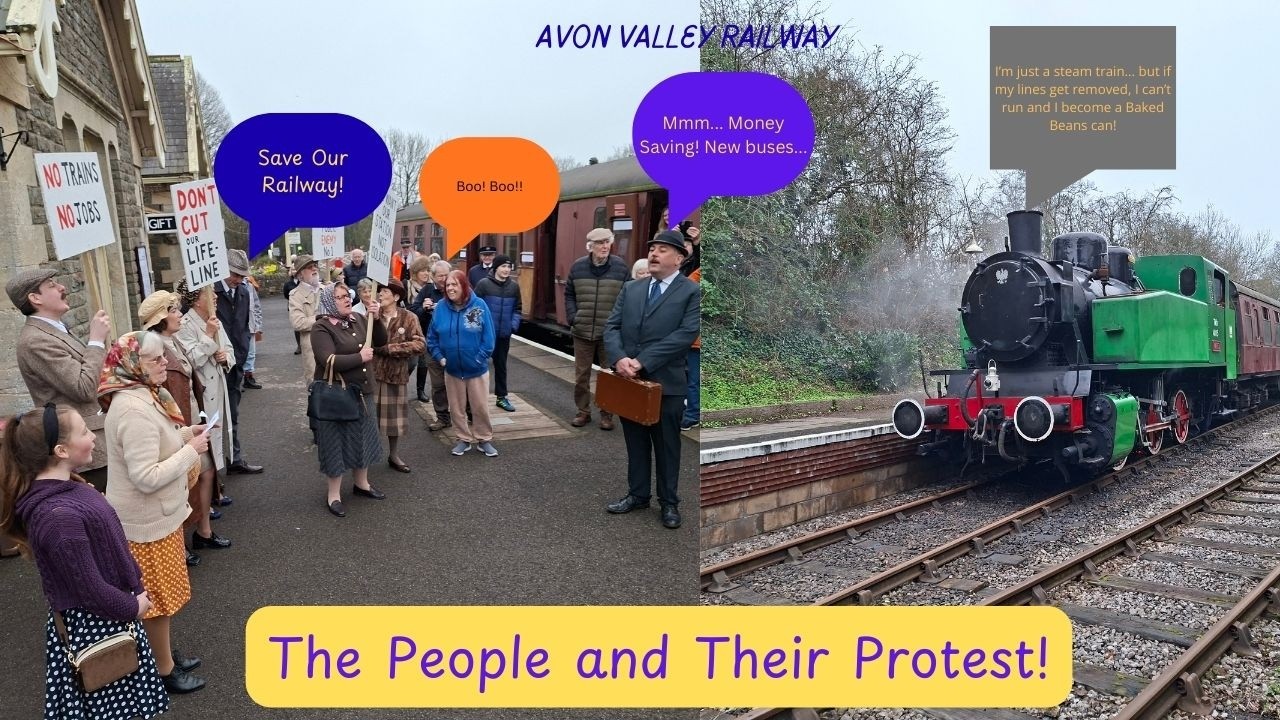The People and Their Protest | Recreating the 1966 Railway Closure Protest at Avon Valley Railway