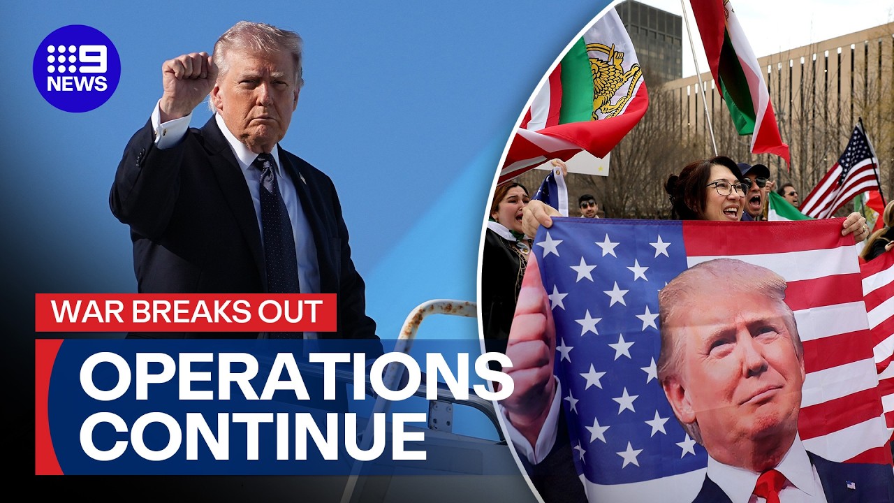 Trump's promise to 'avenge' U.S. soldiers killed in Middle East | 9 News Australia