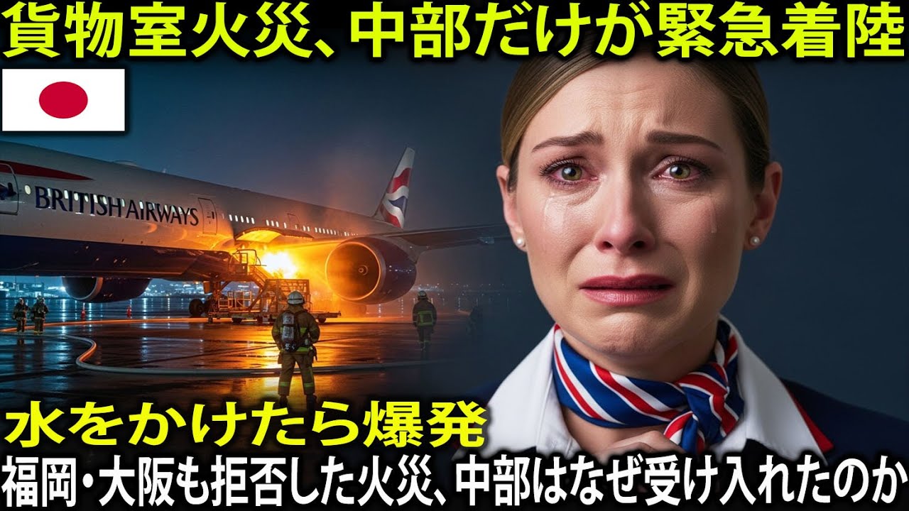 [海外感動秘話] 緊急着陸を全世界が拒否、日本の中部国際空港だけが開かれた...貨物室火災を目撃した英国の乗務員が嗚咽した理由