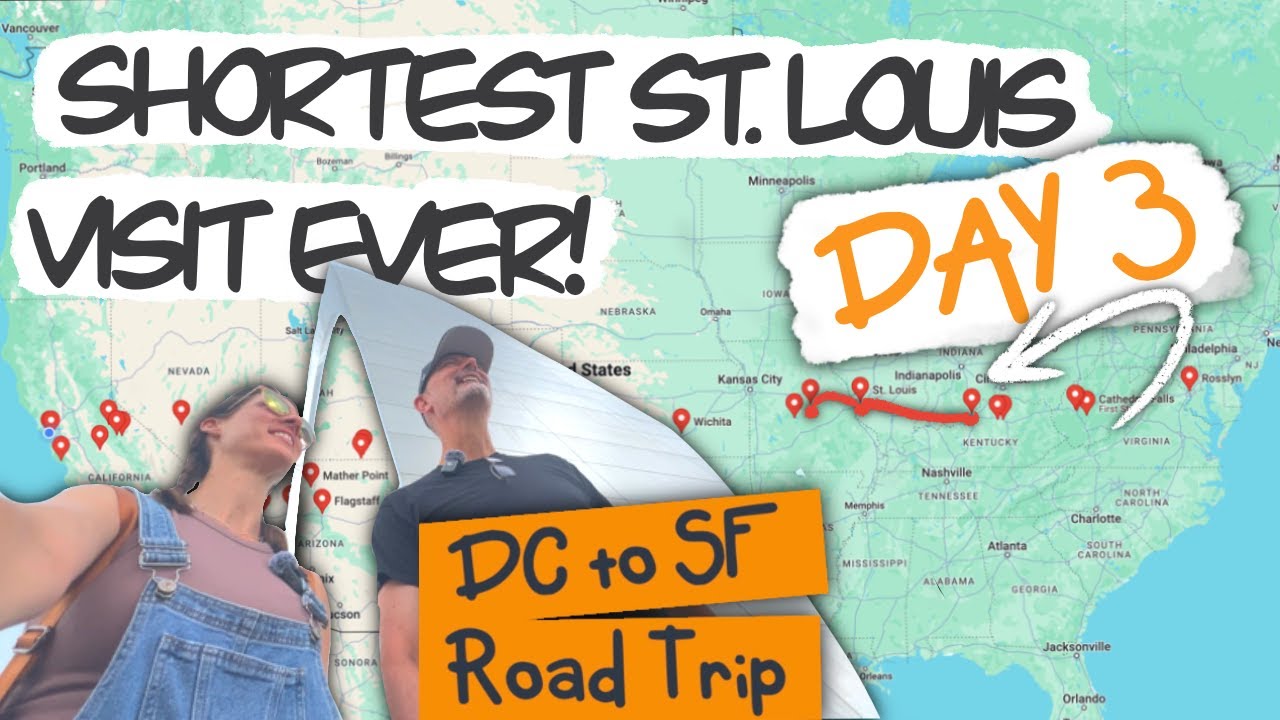 EXPLORING ST. LOUIS & JEFFERSON CITY | Longest DRIVING Day so far!