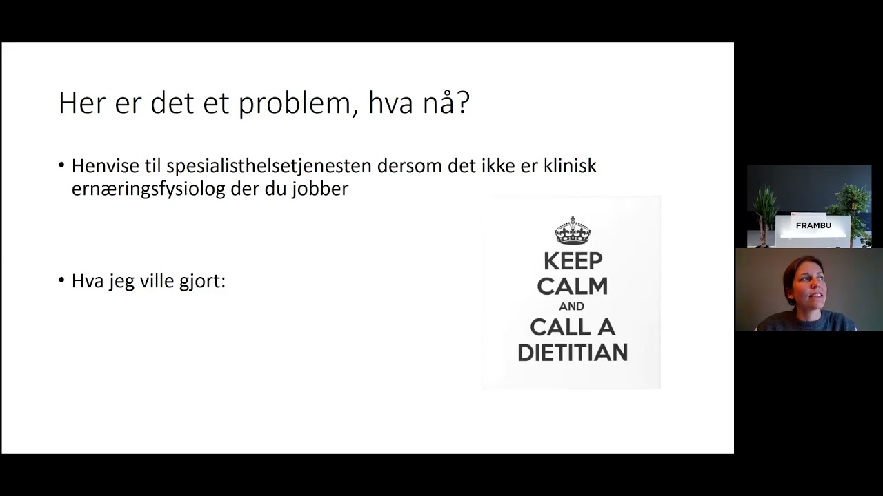 Ernæringsoppfølging ved tygge  og svelgevansker - Kristine Nordkvelle