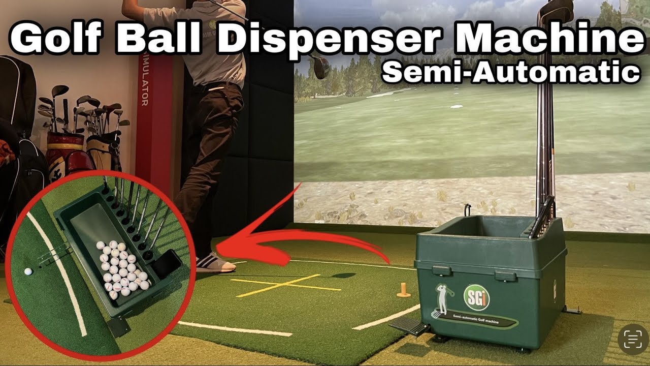 Golf Ball Dispenser Semi Automatic JQ012 - Simulator Golf Indonesia
