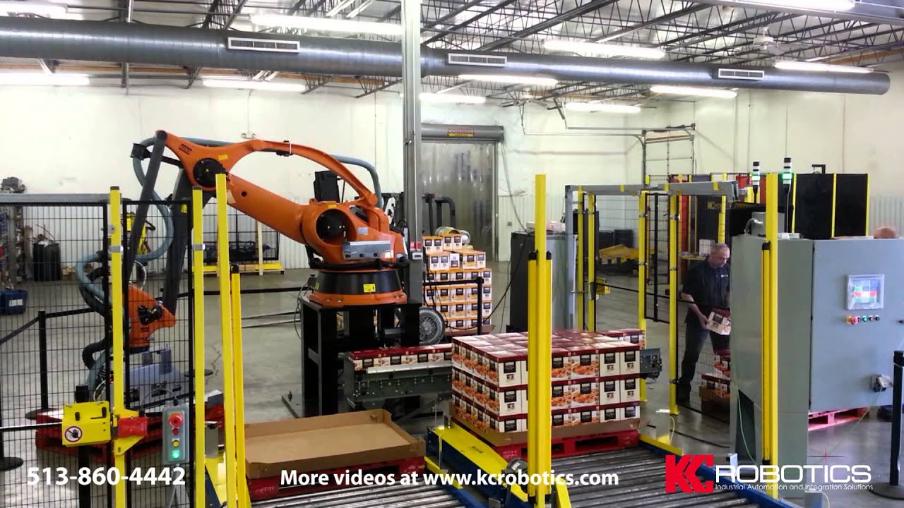KUKA Robot Case Palletizing