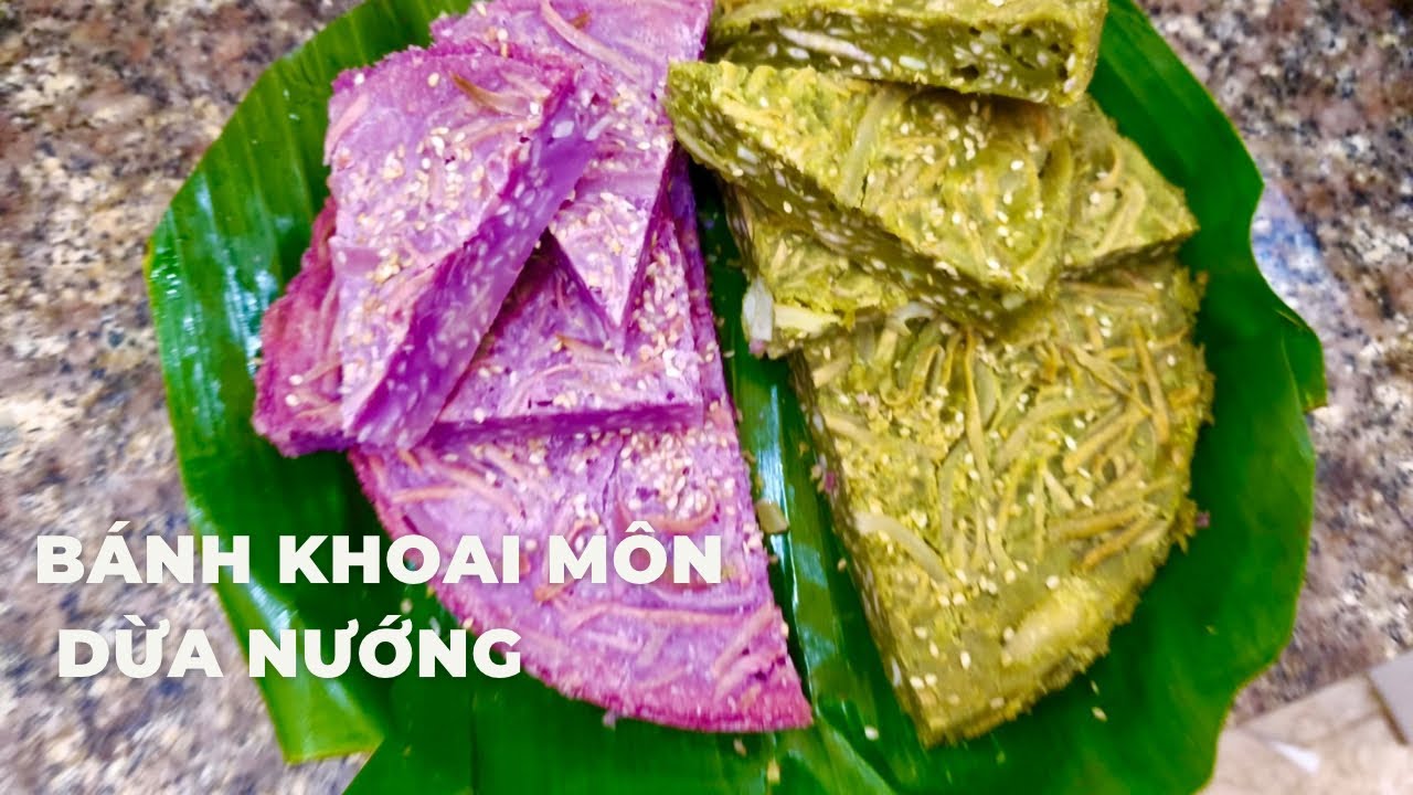 Công thức BÁNH KHOAI MÔN DỪA NON NƯỚNG