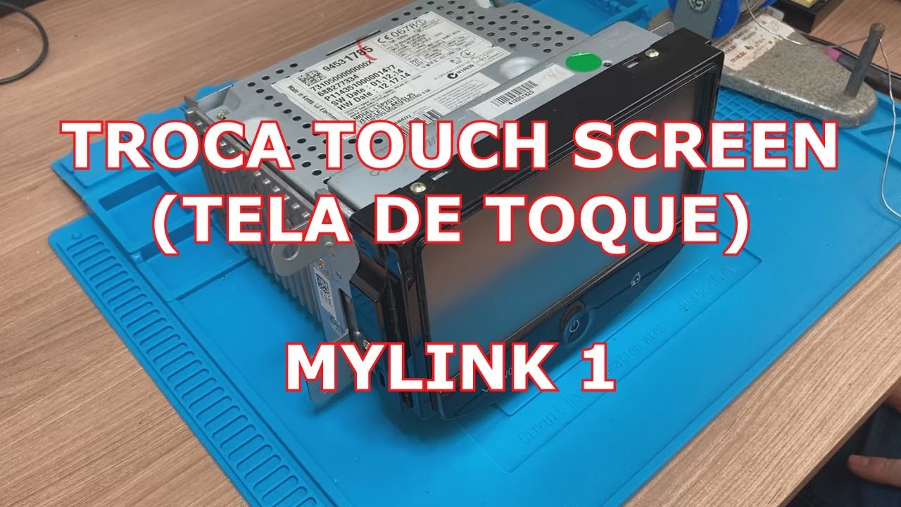 Troca de Touch Screen (Tela de Toque) do Mylink 1 Mylink1 My link Venda Desmontagem