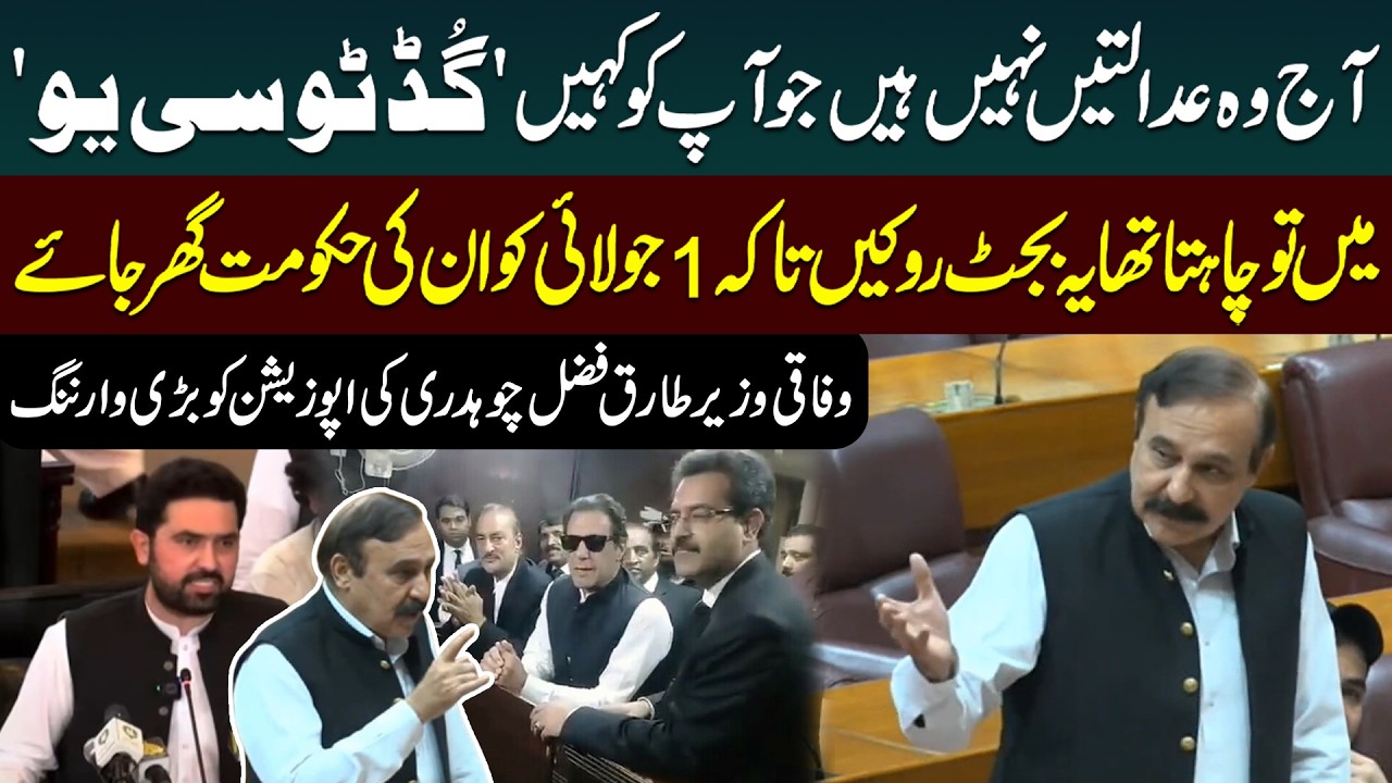 Tareq Fazal Chaudhry Issues Strong Warning to Opposition in Parliament | National Assembly Session