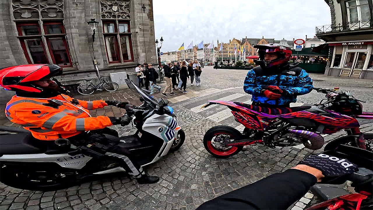 MET MONSTERTUBE NAAR BRUGGE RIJDEN