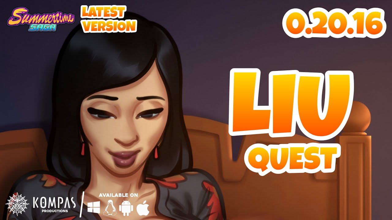 Liu Complete Quest (полное прохождение) - Summertime Saga 0.20.16 (последняя версия)