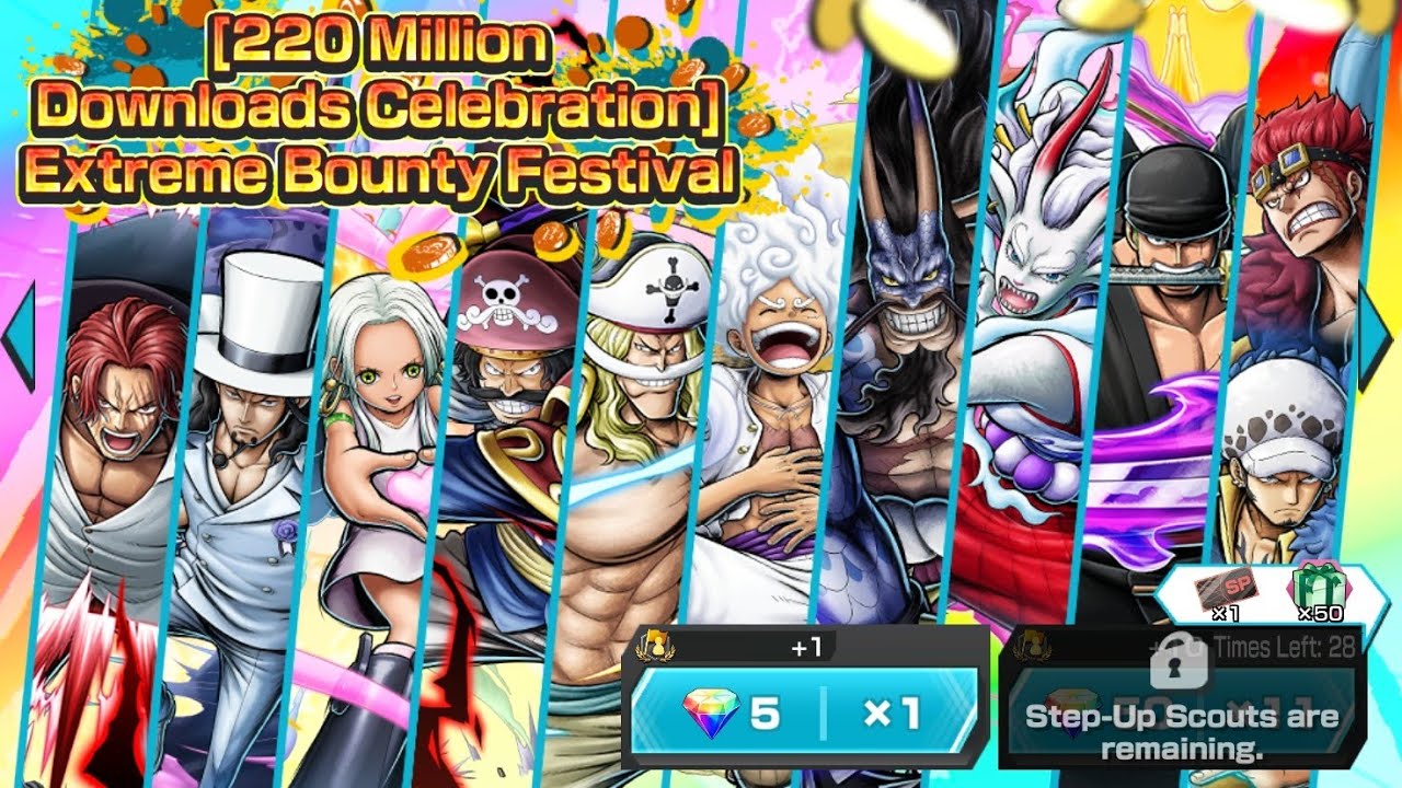 19 EX BANNER SUMMON ONE PIECE BOUNTY RUSH