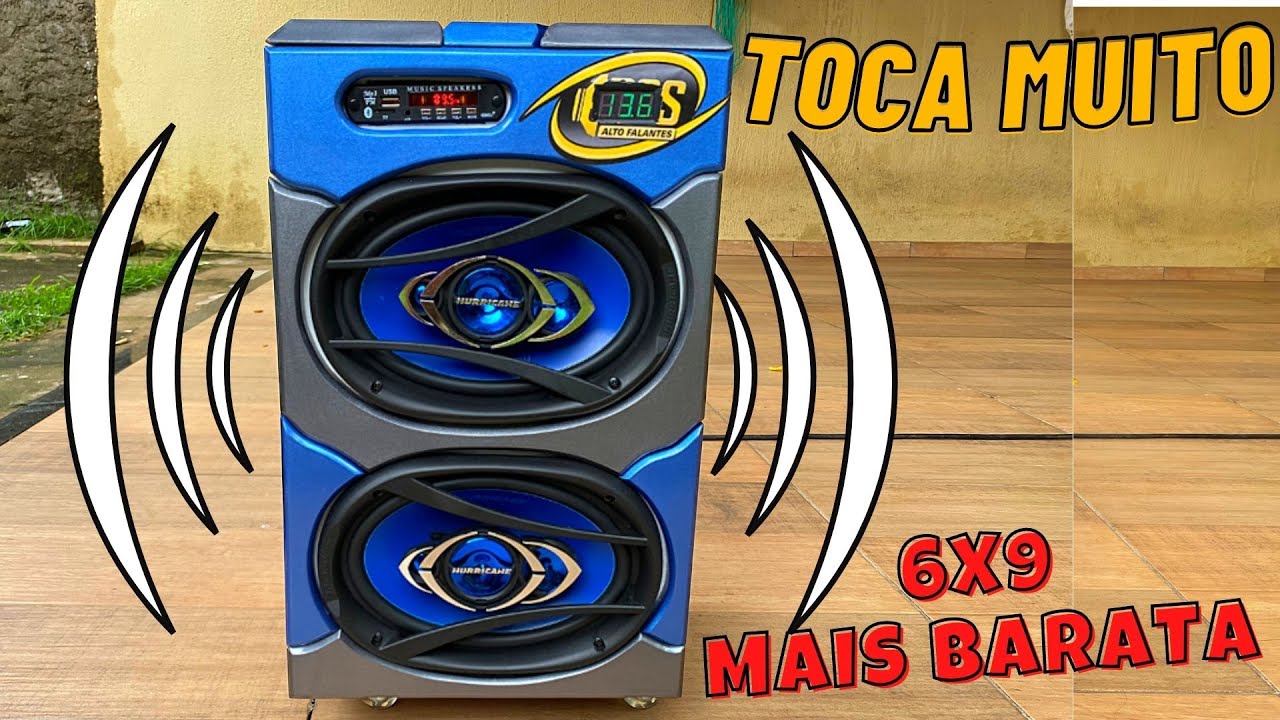 como montar seu som automotivo com R$700,00 caixa mais barata que consegui montar ! Caixa Bob 6x9