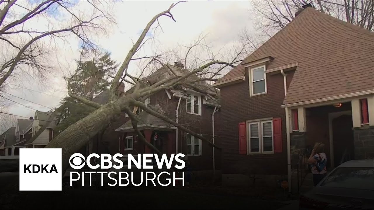 High winds cause power outages and damage across Pittsburgh area