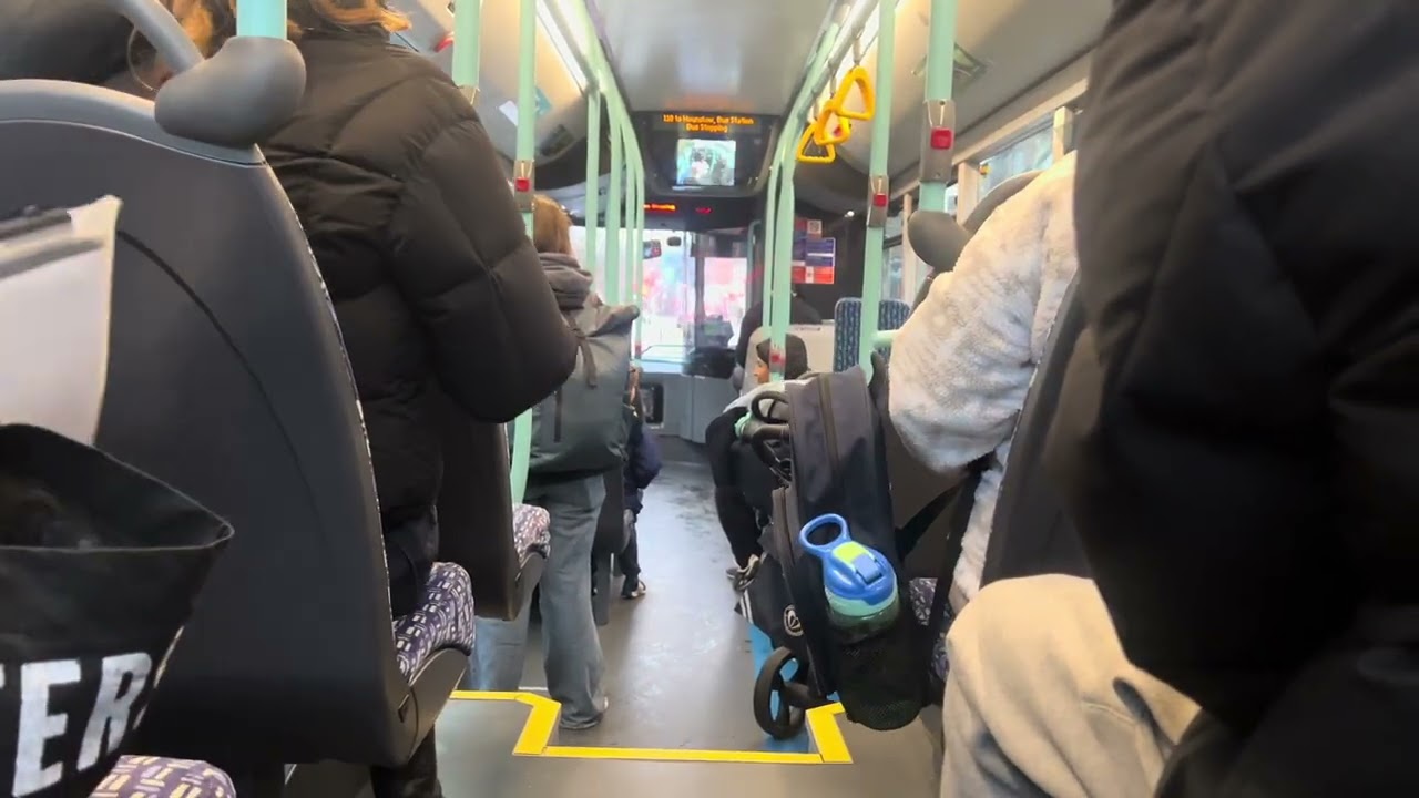 (Vibrating Wall + Unrefurbished) Journey on Route 110 First London YX68UOY DLE30294 10/2/26