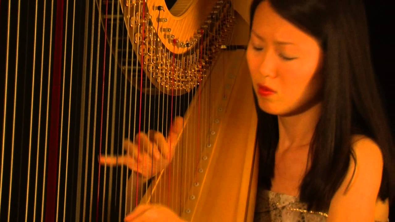Beauty and the Beast on Harp