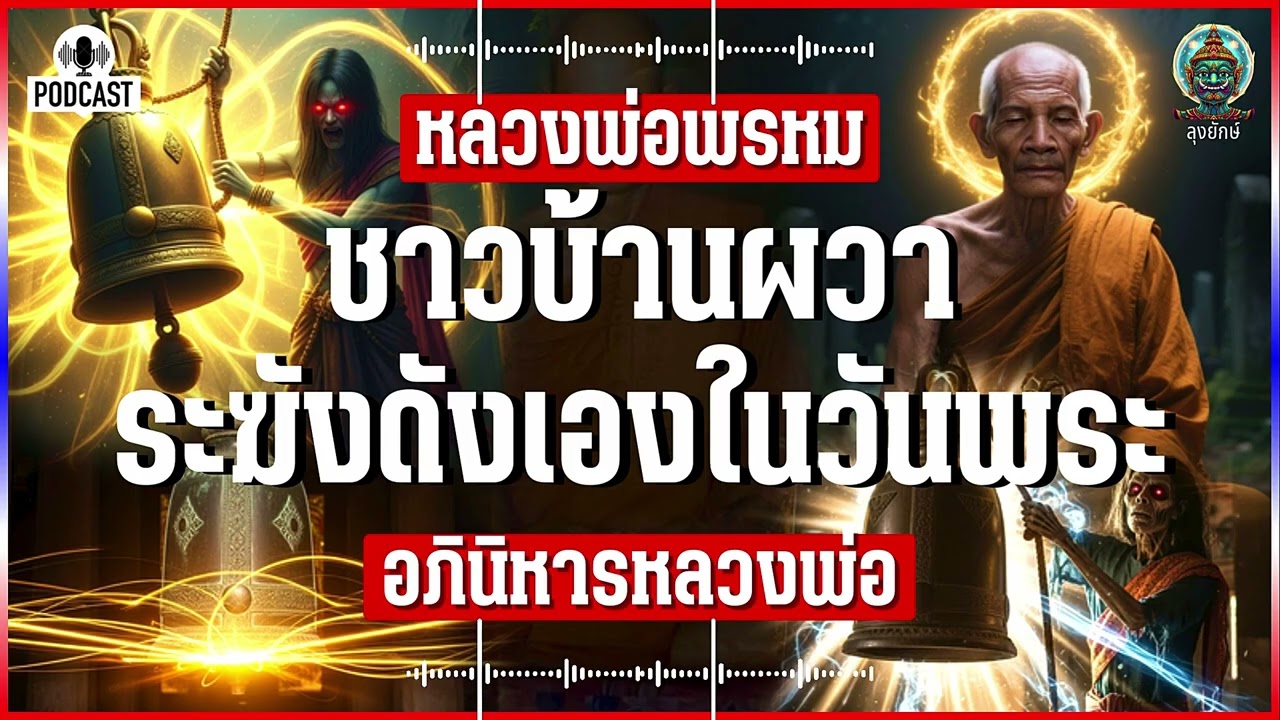หลวงพ่อพรหม เรื่องจริง!ระฆังวัดช่องแคดังเองทุกวันพระ เปิดพิธีปลุกเสกให้มันมีชีวิต | ลุงยักษ์