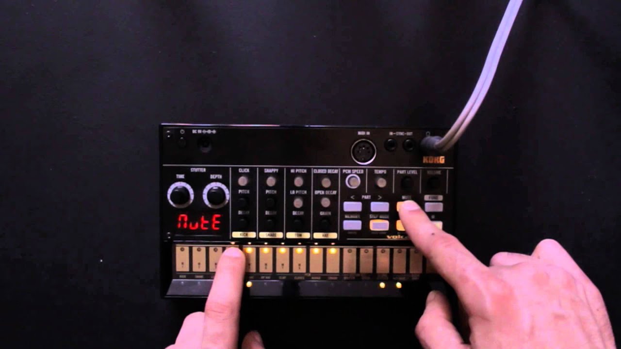 KORG Volca Beats - How To Create Drums