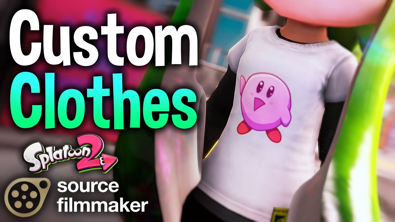 How to Make Custom Shirt Textures (Splatoon SFM)