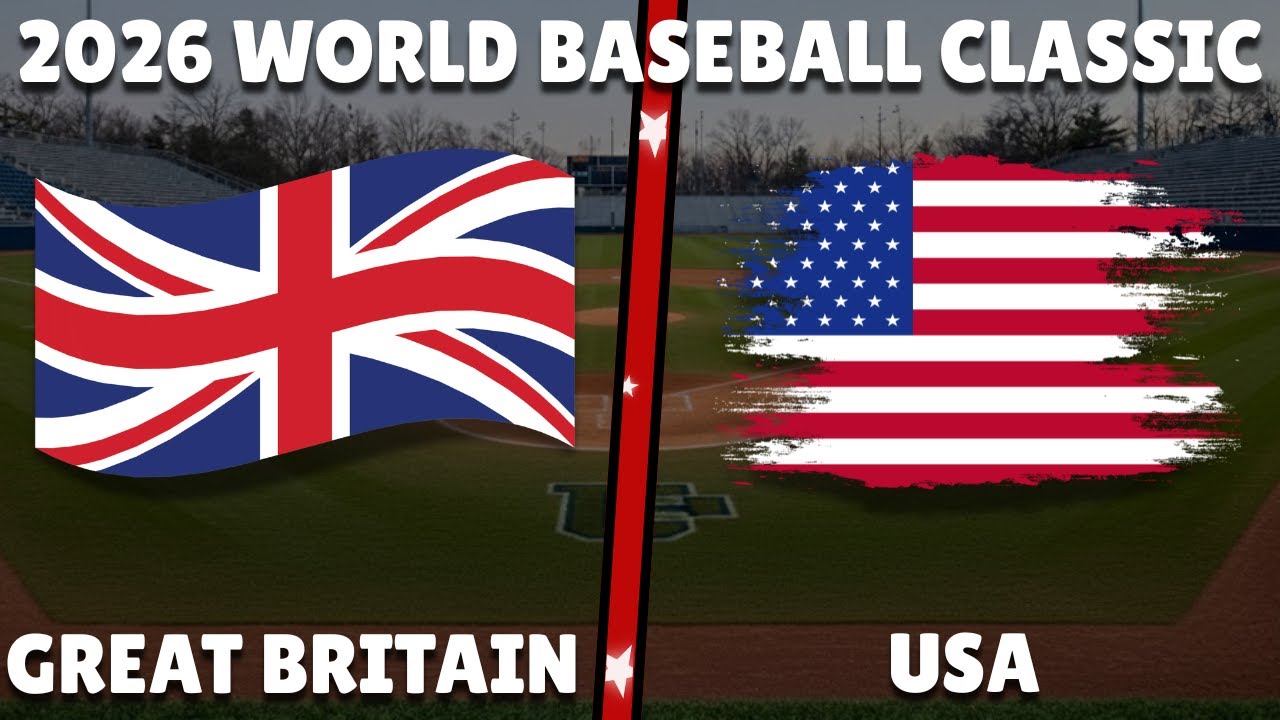 USA vs Great Britain | World Baseball Classic | Live Reaction & Play-by-Play