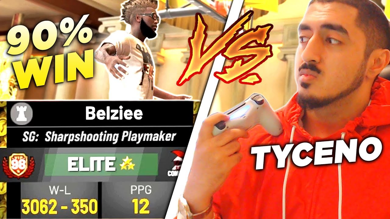 So a 90% Win PLAYSHARP challenged me to a best of 3 in NBA2K19...