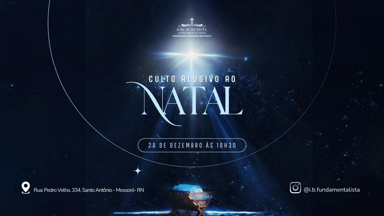 Culto Alusivo ao Natal - 28/12/2025