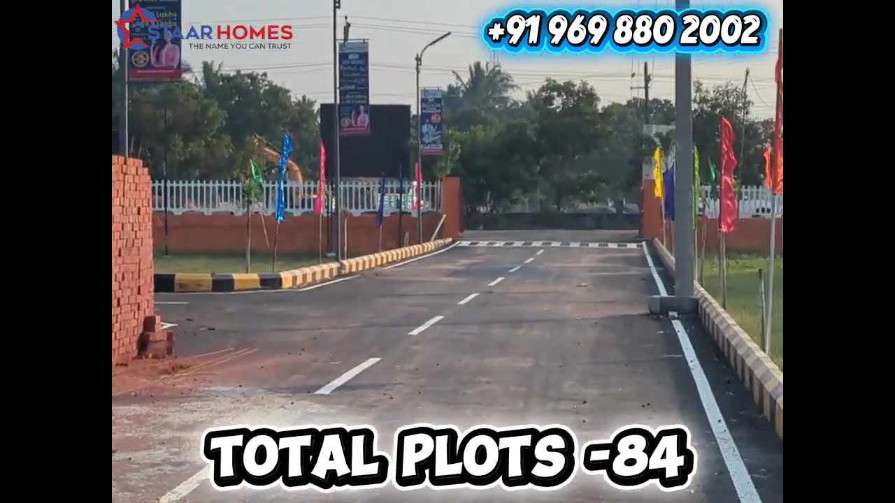 OMR On Road Plot Sale | Budget Friendly Investment! #staarhomes 