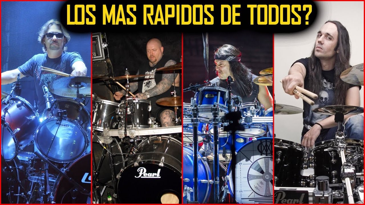 Los 7 Bateristas Mas Rapidos Del Mundo