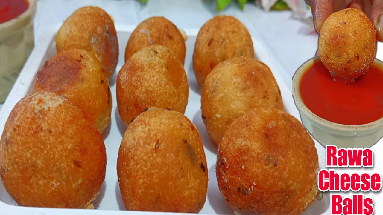 Rawa Cheese Balls | आलू सूजी का नास्ता | Aalu Suji Cheese Snacks Recipe | 