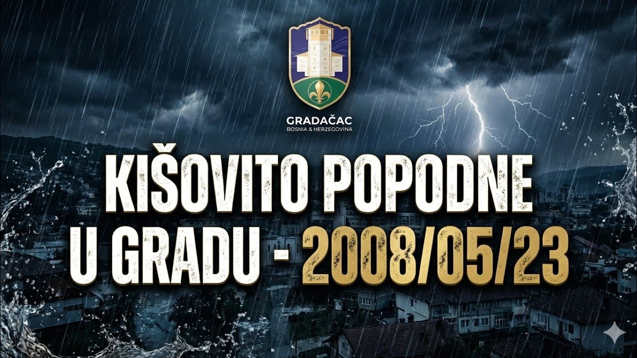 Grad Gradacac - Kisovito popodne u gradu - 2008/05/23