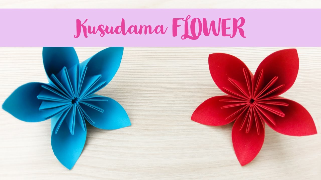 🌸 How to Make a Kusudama Flower | Easy Origami Style Paper Flower Tutorial