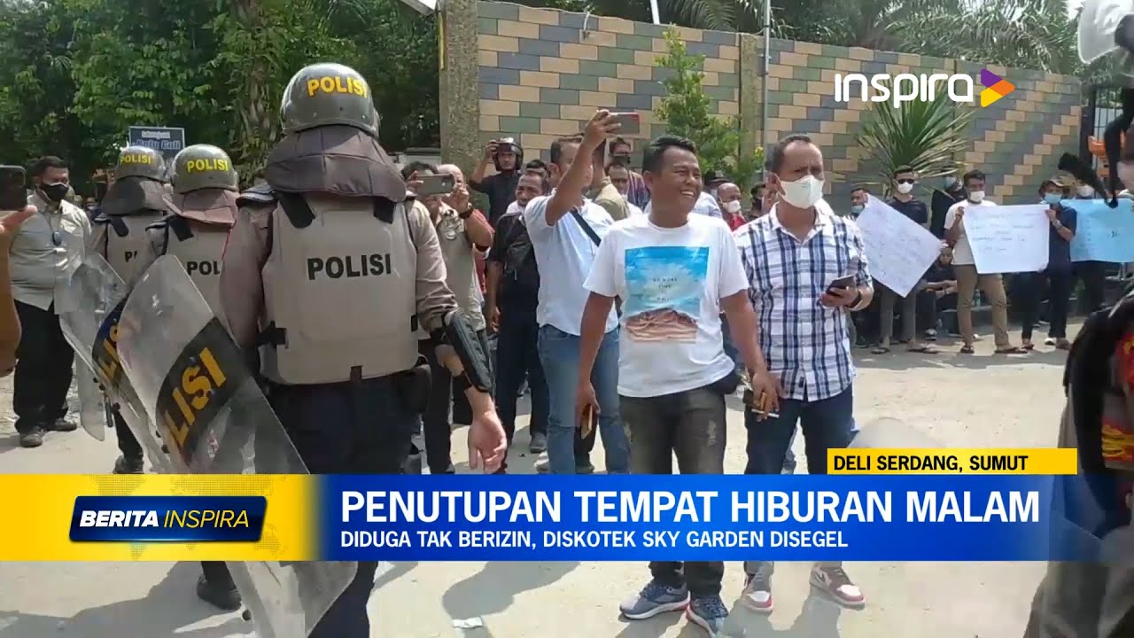 Diduga Tak Kantongi Izin/ Tim Gabungan Kembali Datangi Dan Segel Diskotik Sky Garden