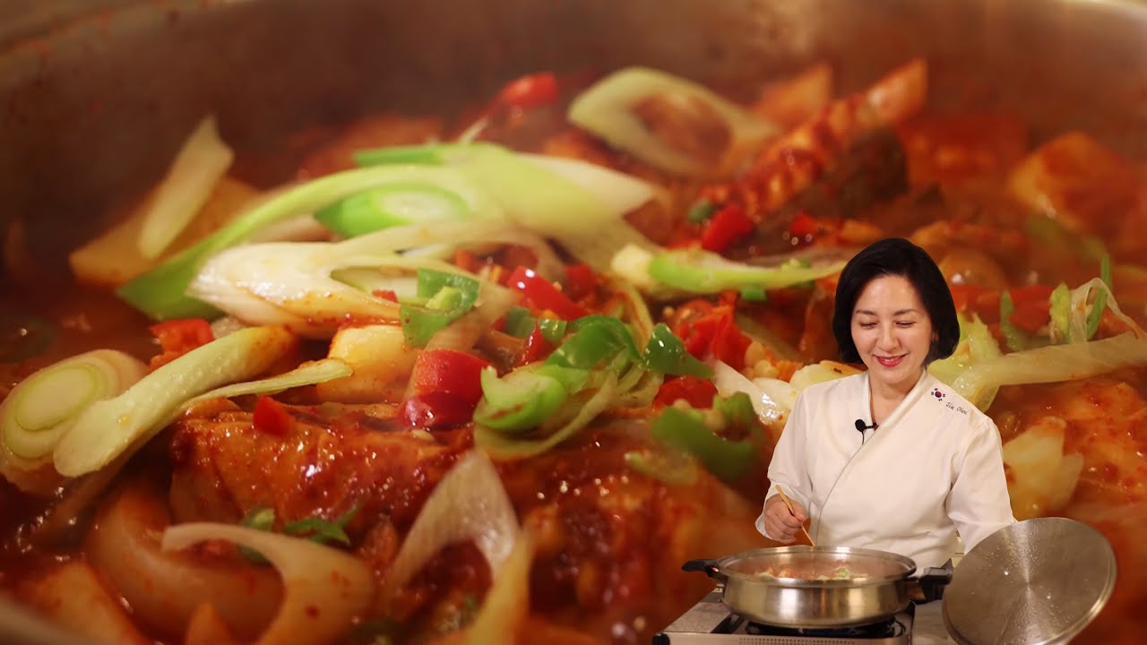 Braised mackerel with radish (Godeungeo-mujorim) by Chef Jia Choi