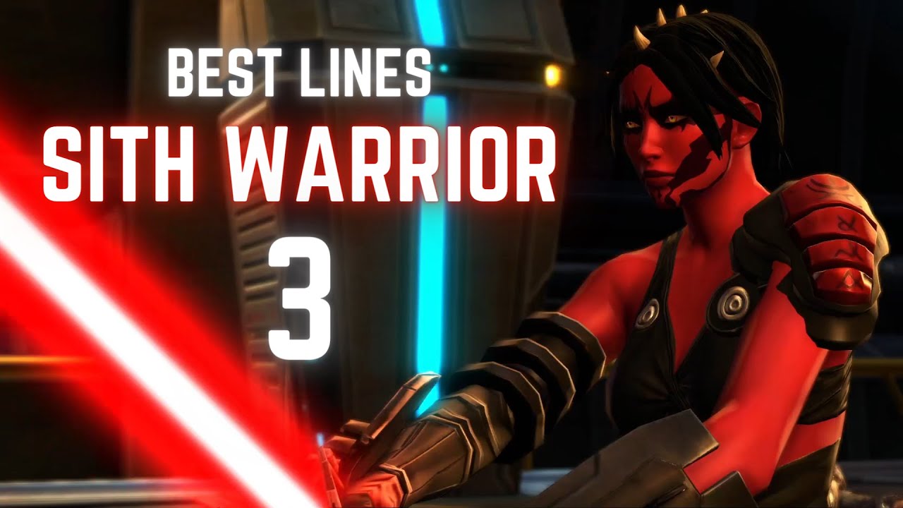 Sith Warrior 3: Лучшие реплики и смешные моменты | Star Wars: The Old Republic