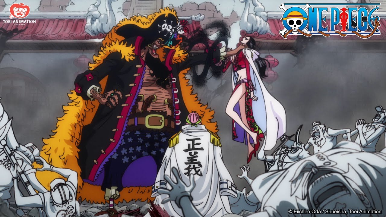 Boa Hancock contro Barbanera | One Piece