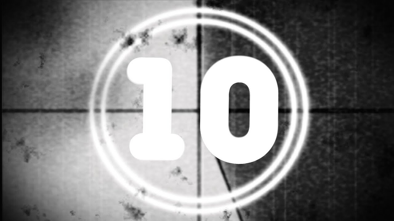 HD Old Movie Countdown - THE BEST - Film with beeb sound effect ! Old Style (v.20) full version.