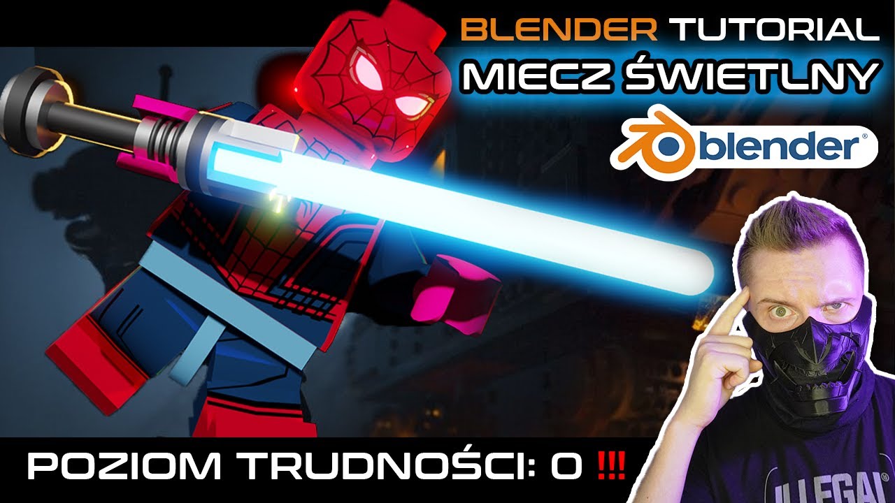 Najprostszy na świecie poradnik na miecz świetlny! :D [Blender 3d]