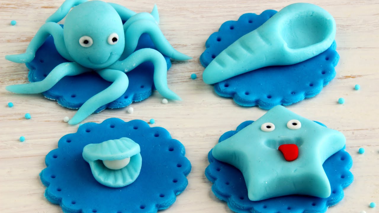 Sea World Cupcake and Cake Toppers