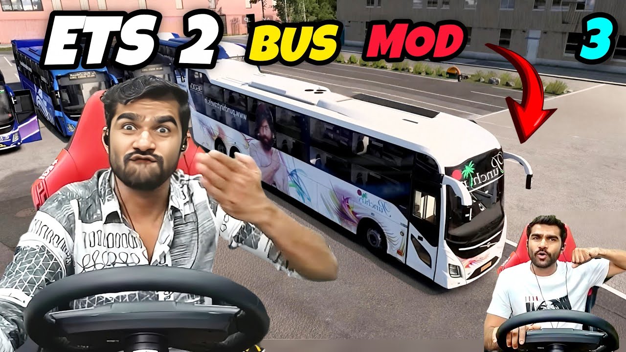 ETS 2  BUS MOD 🚌  Funny Moments 😂 [Part 3] | ShreeMan Legend