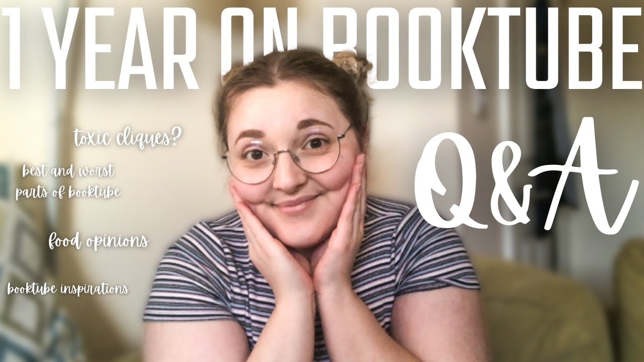 booktube cliques and strong food opinions || 1st booktube anniversary Q&A [CC]