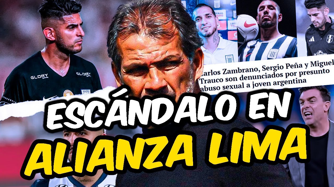 &iexcl;ESC&Aacute;NDALO EN ALIANZA LIMA! DENUNCIAN A ZAMBRANO, PE&Ntilde;A Y TRAUCO POR ABVS0 SEXVAL